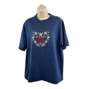 Hanes Womens T Shirt  Sz XL "This is What a Great Mom Looks Like"  100% Cotton